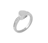 JPXXFM # 6# 7# 8# 9 Women Finger Ring - Little Heart Cremation Urn Ring With Zircon Band Memorial Jewelry for Ashes