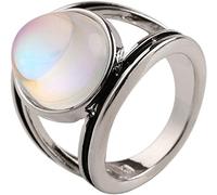 JPXXFM Anneaux pour femmes adolescents, femmes de mode Big Ovale multicolore fausse moonstone doigt Ring Jewelry Decor, cadeaux de la fête des mères, cadeaux pour les femmes Men S Nice Traitement