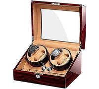 JPXXFM Automatic Watch Winder, 4 + 6 Automatic Winder Box, 4 Wooden Battery Silent Watch Case Watch Box Winder, with Silent Motor. Beautiful Scenery
