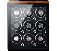 JPXXFM Automatic Watch Winder for 4/6/ 9 Watches Adjustable Watch Pillows Light Quiet Motor 4 Rotation Mode Settings Beautiful Scenery