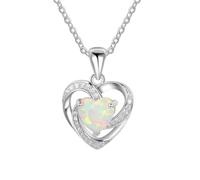 JPXXFM Bijoux Unisexe Stainles Stell Collier de pendentif de chouette animale mignon pour femmes Imitation bleu Imitation Opale Bijoux de mode de mode Créative de mode Fashion Sover