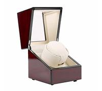 JPXXFM Boîte de rangement pour montre - Remontoir de montre - Chaîne en bois - Shaker automatique