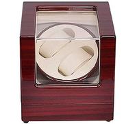 JPXXFM Boîte de surveillance de montre automatique Boîte de surveillance Double Montre Wather pour 2 montres Wood Watch Winders For Automatic WatchoLiday Gift