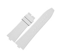 JPXXFM Bracelet de montre en caoutchouc fluoro 24 mm x 7 mm pour montre Vacheron Constantin 5500 V 4500 V 7900 Noir Bleu Bracelet étanche pour homme