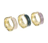 JPXXFM Bracelet d'été Stack Gold Decor Finger Femmes Alloy