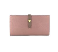 JPXXFM Business Wallet Card Case Clips Clips Women's Cow Sweet Long Portefeuille Véritable Portefeuille de Blocage en Cuir (Taille: Rose)
