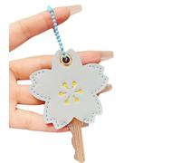 JPXXFM Case de forme fleurie flexible Keychain Pu Access Carte Course pour les filles de protection des femmes couvre les organisateurs de voyage