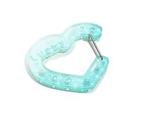 JPXXFM Clear-ci personnalisable Clear Acrylique Love Keynchain Design Decoration Handmade For Girls Gift Individualized Craft Jewelry Accessory Love