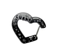 JPXXFM Clear-ci personnalisable Clear Acrylique Love Keynchain Design Decoration Handmade For Girls Gift Individualized Craft Jewelry Accessory Love