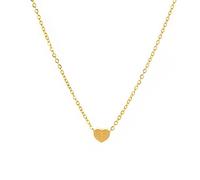 JPXXFM Collier alliage pêche coeur forme 26 lettres pendantes clavicules chaîne dames adore les accessoires courts collier