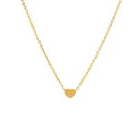 JPXXFM Collier alliage pêche coeur forme 26 lettres pendantes clavicules chaîne dames adore les accessoires courts collier