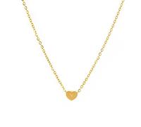 JPXXFM Collier alliage pêche coeur forme 26 lettres pendantes clavicules chaîne dames adore les accessoires courts collier