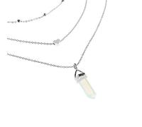 JPXXFM Collier de pendentif en cristal Ensemble pour les femmes 3pcs collier de cou réglable Mini Love Choker Collier Bijoux