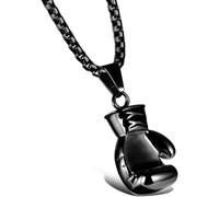 JPXXFM Collier Hommes, collier Chaînes de collier Bijoux Hommes Femmes Pendante Collier Boches Gants Pendant Fitness
