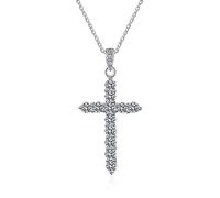 JPXXFM Collier pendentif 1,2 carat, Neckolce classique, cadeau de bijoux de mode