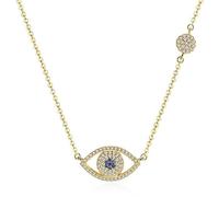 JPXXFM Collier pendentif pour les femmes pour les femmes, Collier de charme de protection des yeux du diable délicat, cadeau de bijoux chanceux pour elle