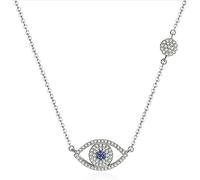 JPXXFM Collier pendentif pour les femmes pour les femmes, Collier de charme de protection des yeux du diable délicat, cadeau de bijoux chanceux pour elle