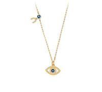 JPXXFM Collier pour les yeux diaboliques, collier saphir pour les femmes, pendentif pour les yeux diaboliques, cadeau pour elle