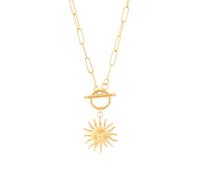 JPXXFM Colliers de pendentif punk Femmes, collier d'alternance à chaîne épaisse unisexe - Collier de charme de coeur vintage, OT Backle Toggle Toggle Holiday Holiday