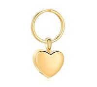 JPXXFM Cremation Key chain Heart Stainless Steel Urns For Pet/Humen Ashes Keepsake Pendant Memorial Jewelry