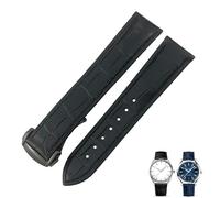 JPXXFM Crocodile en cuir Watch Band Fit pour Omega de Ville Constellation 18 mm 19 mm 20 mm 21 mm Real Alligator Skin Strap
