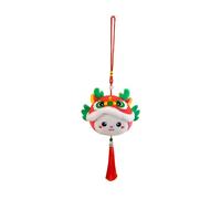 JPXXFM Décoration du Nouvel An chinois Dragon Keychain sac à dos Poupée de mascottes farcies pendentif pour les cadeaux pour enfants