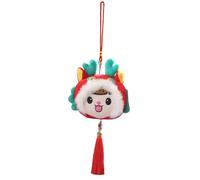 JPXXFM Décoration du Nouvel An chinois Dragon Keychain sac à dos Poupée de mascottes farcies pendentif pour les cadeaux pour enfants