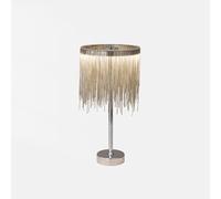 JPXXFM Desk lamp Modern Art with Tassel Metal Light FashCreative Dining Room Coffee Shop Villa Lamp Living Model House Backdrop Table Farmhouse B&B Lighting Fixture