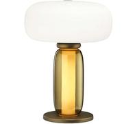 JPXXFM Desk lamp Modern Simple Bedroom Bedside Light Luxury Living Room Office Study Lamp Scandinavian Glass Table Cafe Hotel B&B Club Mall Farmhouse Restaurant Lighting Fixture(Cognac)