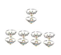 JPXXFM Engagement mignon assortiment de lune pierres femmes décorations de mariage Cérémonie alliage