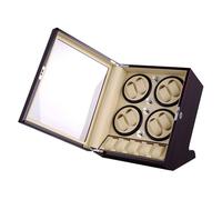 JPXXFM Enrouleur automatique 8 avec 5 espaces de rangement supplémentaires, boîte de remontoir avec moteurs silencieux, coque en bois, peinture pour piano extérieur et 5 modes de rotation (D