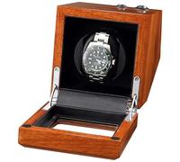 JPXXFM Enrouleur de Surveillance en Bois Massif pour la Montre Automatique oreillers de Montre Flexible Doux 4 Mode de Rotation Réglage du Moteur Super Silencieux Beau Paysage