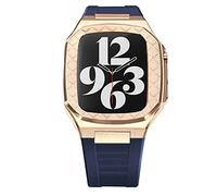 JPXXFM Ensemble de modification de boîtier et de bracelet de montre en acier inoxydable, pour bracelet 44 mm 45 mm 9 8 7 6 5 4 SE Series pour homme et femme