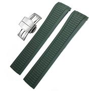 JPXXFM For Patek Philippe 5164A 5167A AQUANAUT Philippe Series Butterfly Buckle Watch Strap Colorful Fluorous Rubber 21mm WatchBands