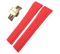 JPXXFM For Patek Philippe 5164A 5167A AQUANAUT Philippe Series Butterfly Buckle Watch Strap Colorful Fluorous Rubber 21mm WatchBands