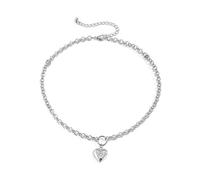 JPXXFM for Women Elegant, Statement Necklaces for Women Fashion Jewelry Chunky Adjustable Rolo Chain Necklace with Heart Pendant
