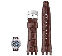 JPXXFM Genuine Leather Watch Band For Swatch SVG Mechanical Series Svgk403 402 SVGB400 Men Bracelet