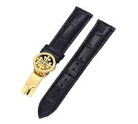 JPXXFM Genuine leather watch strap 19MM 20MM 22MM Watchbands For Patek Philippe Wath bands With Stainless Steel Deploy Clasp Men Women