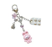 JPXXFM Heart Brick Designs Kecheschains Brick Keychain coeur set pour les couples correspondant à des clés d'accessoires de pendentif