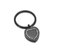 JPXXFM Heart with Crystal Urn Key Chain For Human/Pet Ashes Memorial Stainless Steel Urns Keepsake Cremation Jewelry Women Gifts