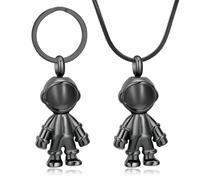 JPXXFM Keepsake Key Chain Urns For Human/Pet Ashes Cremation Jewelry Stainless Steel Key Ring Pendant Men Customized