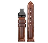 JPXXFM Leather watch strap for Hamilton Jazzmaster Khaki Aviation cowhide watchband with butterfly buckle men's watch chain