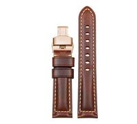 JPXXFM Leather watch strap for Hamilton Jazzmaster Khaki Aviation cowhide watchband with butterfly buckle men's watch chain