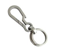 JPXXFM Léger pour l'alliage de couverture avec pour la voiture de carabiner pour les chaînes ouvre-bouteille à libération rapide du carabine de carabiner argent