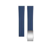 JPXXFM Libérez Fluorine Strap Band Men and Women Band FKM Band 18 mm 19 mm 21 mm 22 mm Conception personnalisée votre propre logo sur Buckle