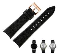 JPXXFM Men's Leather Watch band For Hamilton Thinomatic Bracelet H38735751 Watch Chains