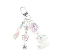 JPXXFM Mignity Cat Keychain Lonyard Plaids élégants bouton de téléphone Téléphone Chaîne de téléphone de chat idéal pour les styles de tous les jours améliorés