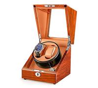 JPXXFM Montre Winder Watch Shox Box Woro en bois massif Enrouleur avec moteur silencieux et coussin de montre flexible, montre automatique vérification de montre montre Winder