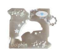 JPXXFM Multifauntaler Keyring Charm Music Note Pendant Sac Pendre Collier Maglier Accessoire Texture acrylique pour Musique Unique Nothing Wings