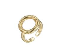 JPXXFM Nouveau anneau rond simple géométrique personnalité féminine légère ouverture de luxe Rague de printemps ajusté pour la Saint-Valentin Girlfri